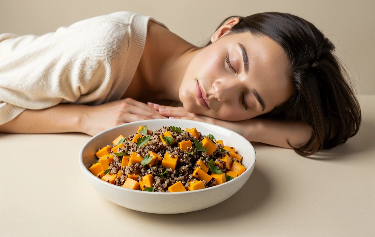 Salade de quinoa saine